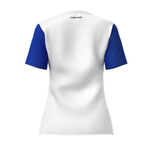 Lade das Bild in den Galerie-Viewer, Head Club 25 T-Shirt Damen weiß/royal (für TV Geislar)